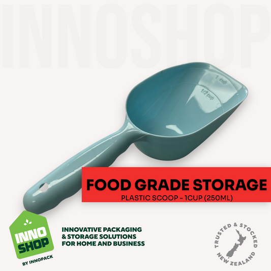 1 CUP BLUE PLASTIC SCOOP