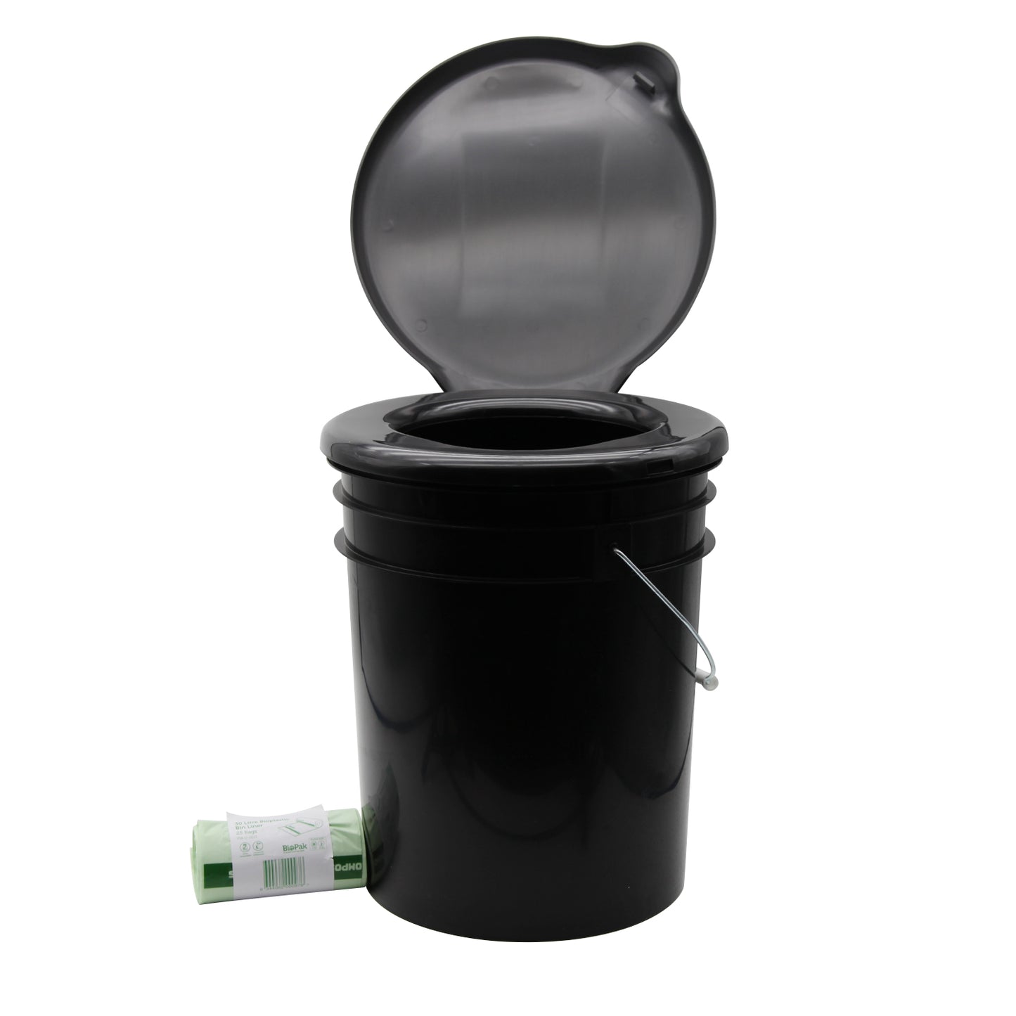 20L TOILET PAIL AND SEAT COMBO + 25 x 30L HOME COMPOSTABLE BAGS