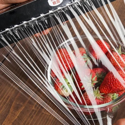 CLING WRAP 330MM X 600M X 10UM PLASTIC KNIFE - 1 ROLL