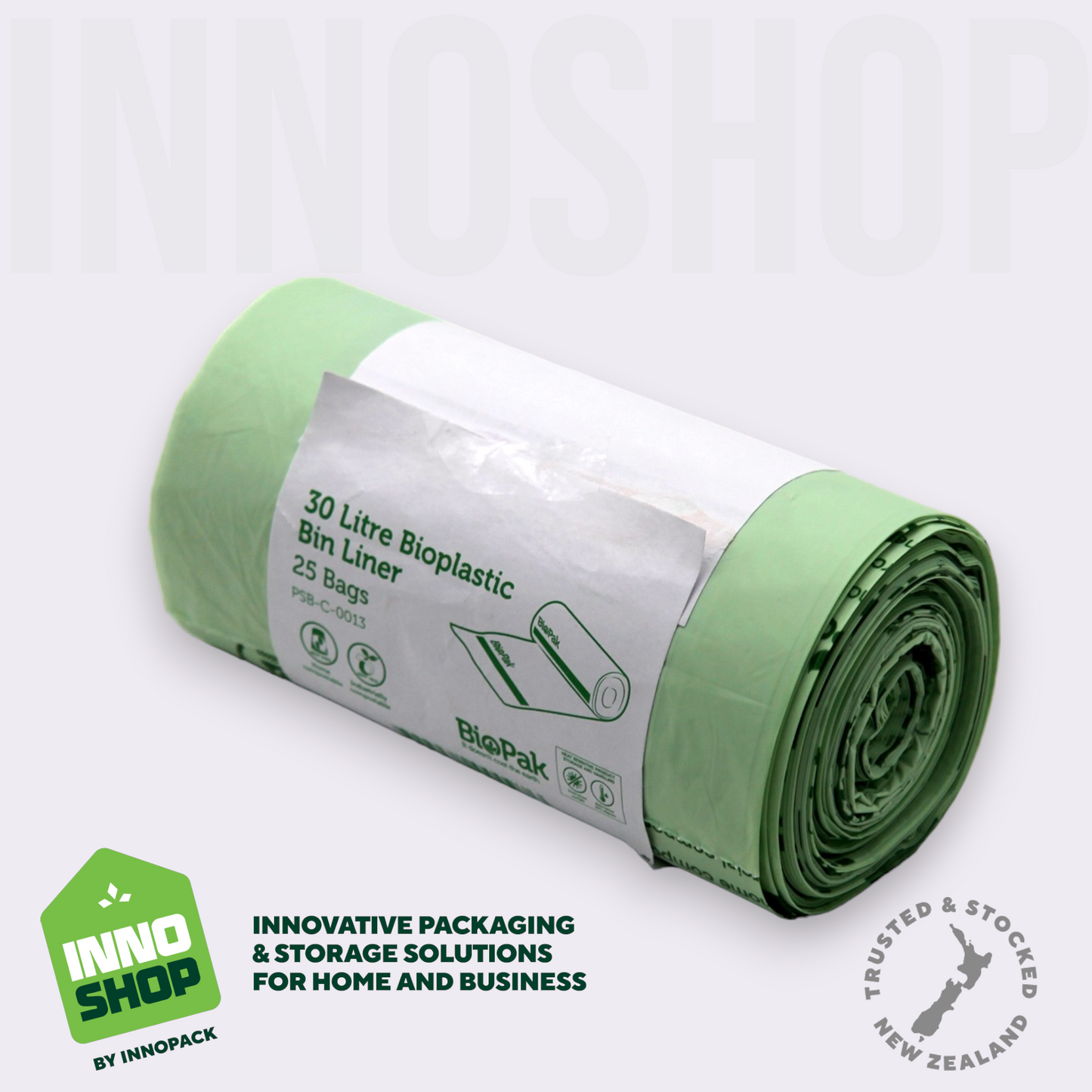 30L LOO BAGS - HOME COMPOSTABLE PACK of 25 BAGS