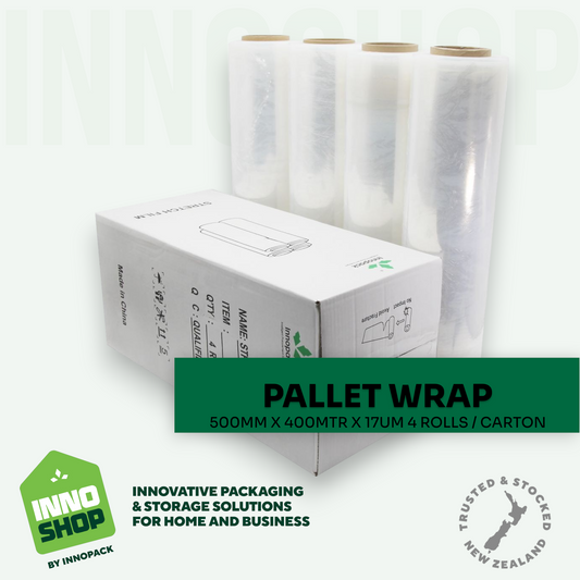 HANDWRAP 500MM X 400MTR X 17UM PE 4 ROLLS / CARTON