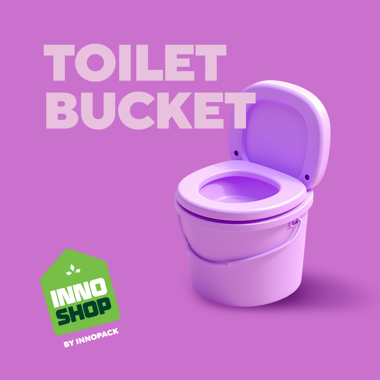20L TOILET PAIL AND SEAT COMBO