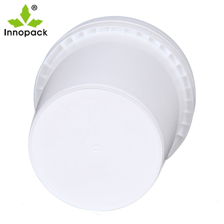 iPACK 1LTR - 25 PACK of WHITE PP PLASTIC PAIL & LID