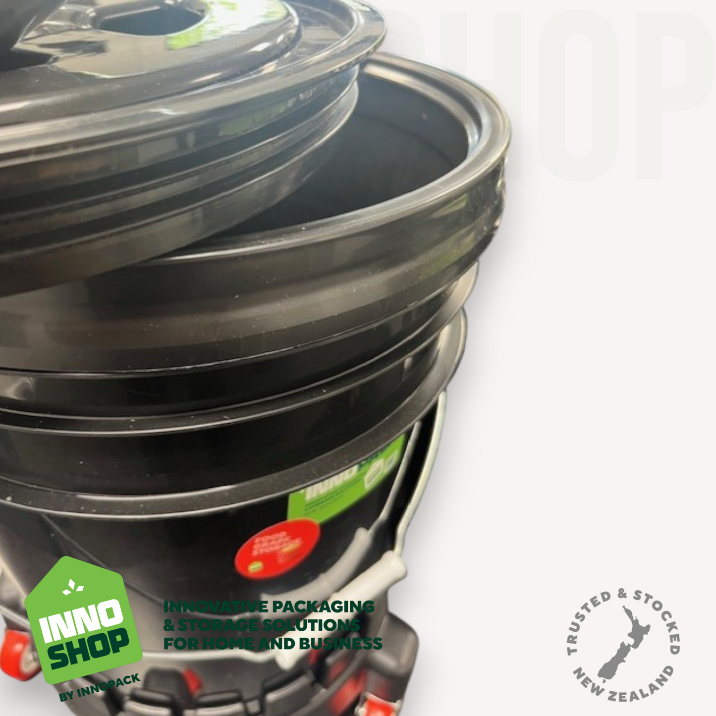 20L BLACK-OUT STORAGE PAIL & GAMMA SEAL SCREW LID