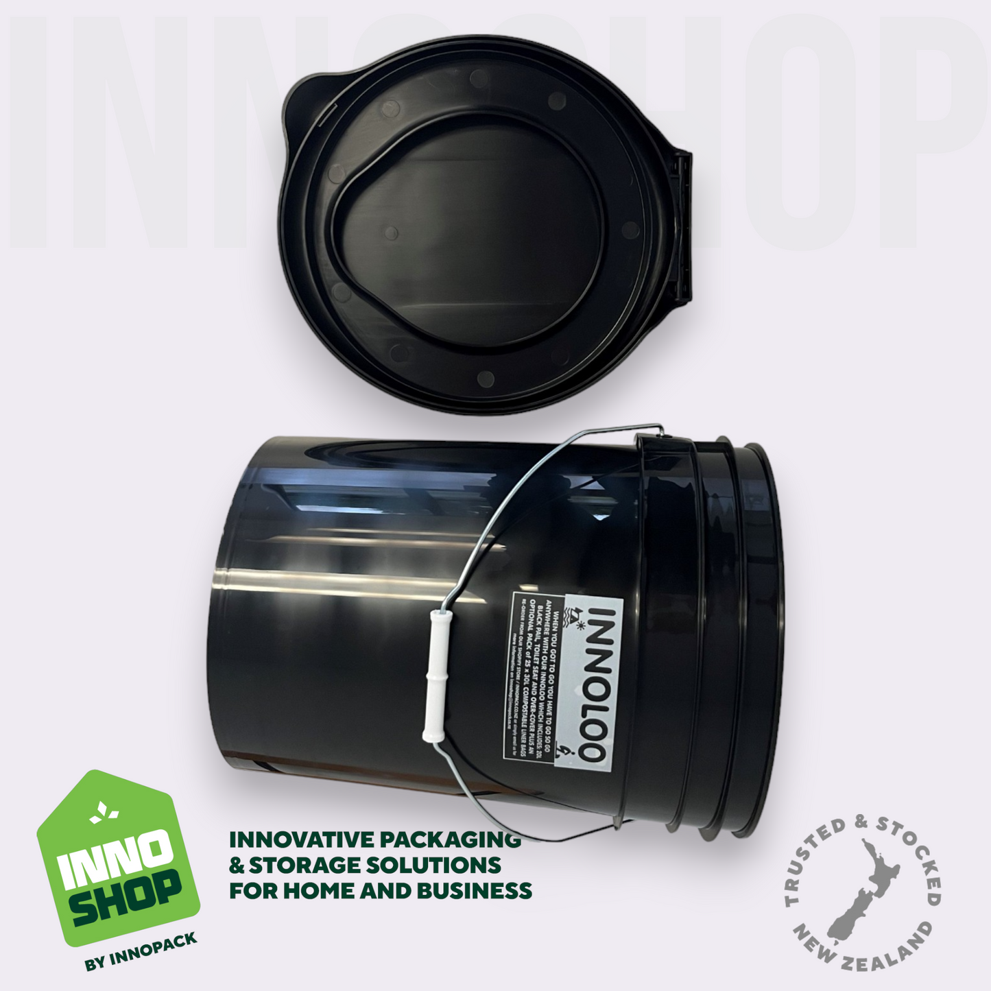 20L TOILET PAIL AND SEAT COMBO