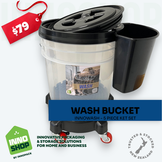 WASH 5-PIECE COMBO INCLUDES TROLLY
