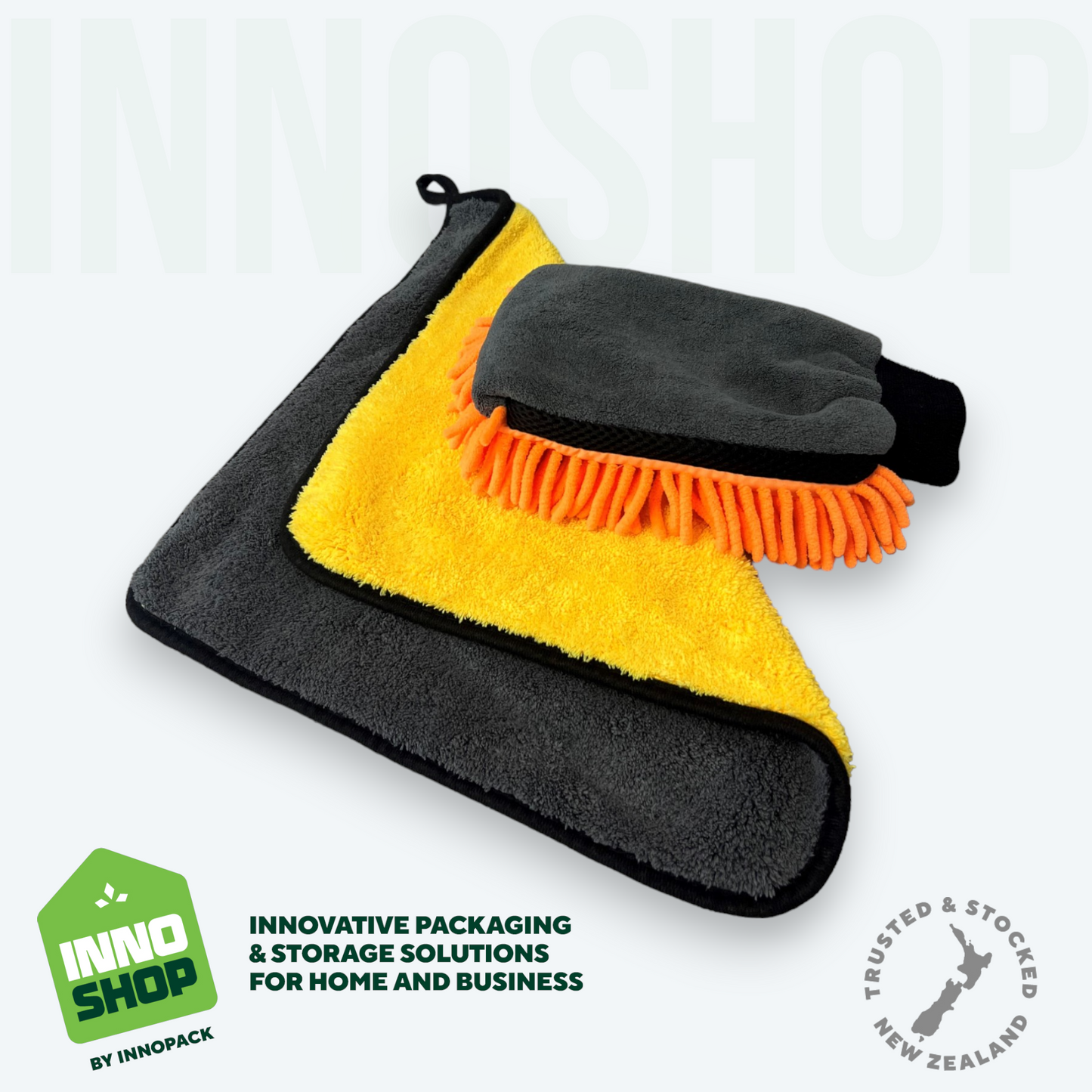 WASH 2-PIECE CARE KIT - GLOVE & CLOTH