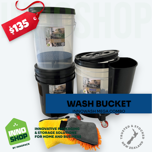WASH MEGA COMBO 20L "WASH" "RINSE" & "RIM and TYRE" WASH SET
