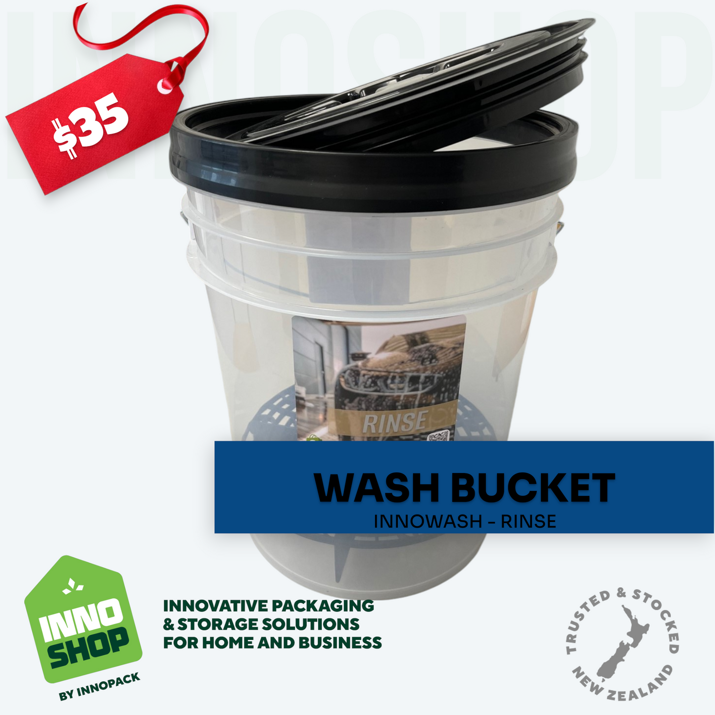 WASH SINGLE "RINSE" BUCKET SET