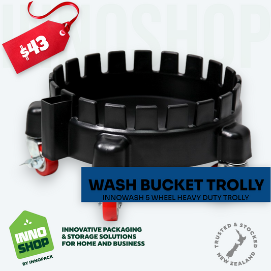 WASH 5 WHEEL BLACK TROLLY