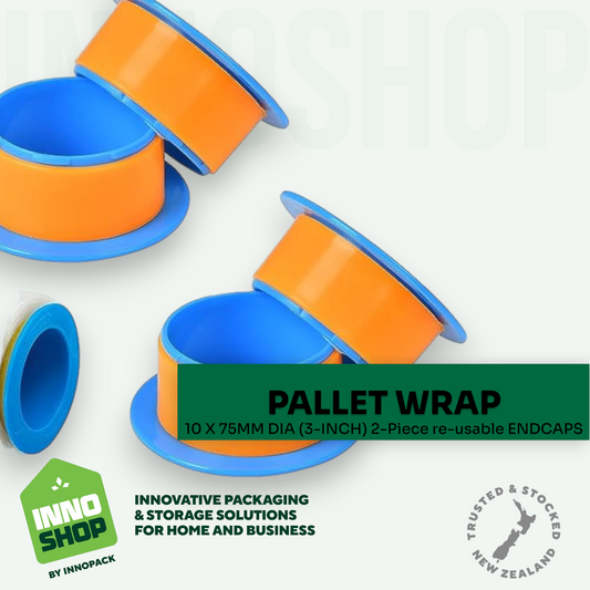 HANDWRAP RE-USEABLE END CAPS for 75MM/3INCH DIA CORE (PAIR)