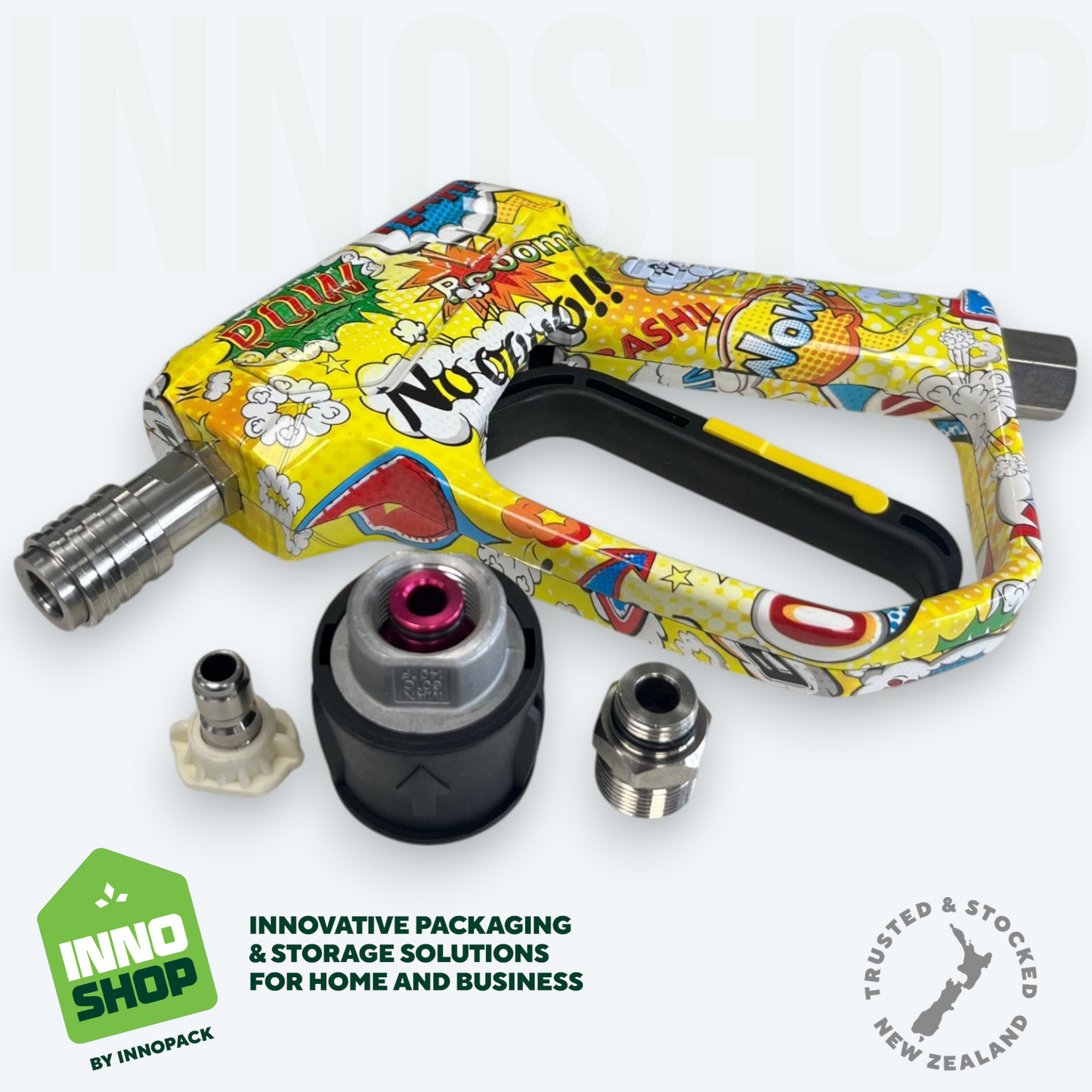 (TYPE B) HIGH PRESSURE WASH GUN & EASYLOCK ADAPTER COMBO for BOSCH / SOME BLK DECKER