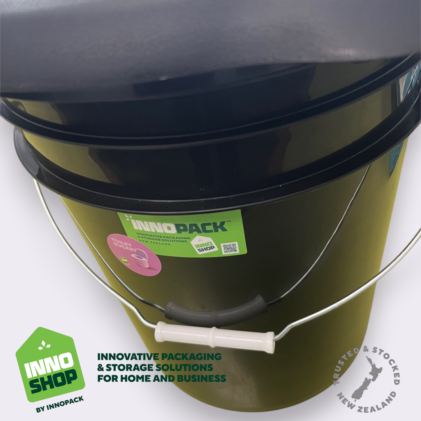 20L TOILET PAIL AND SEAT COMBO