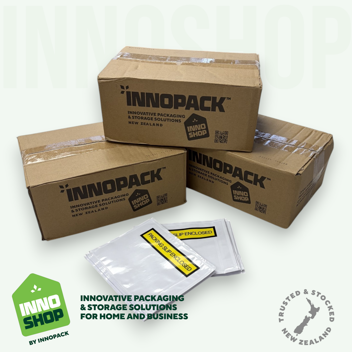 PACKING SLIP ENCLOSED - WHITE 115 MM x 150 MM (CARTON of 1,000)