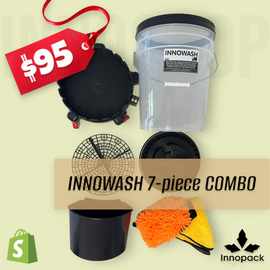 INNOWASH 20L CARWASH 7-PIECE COMBO INCLUDES TROLLY AND OUR 2 PIECE CARE KIT