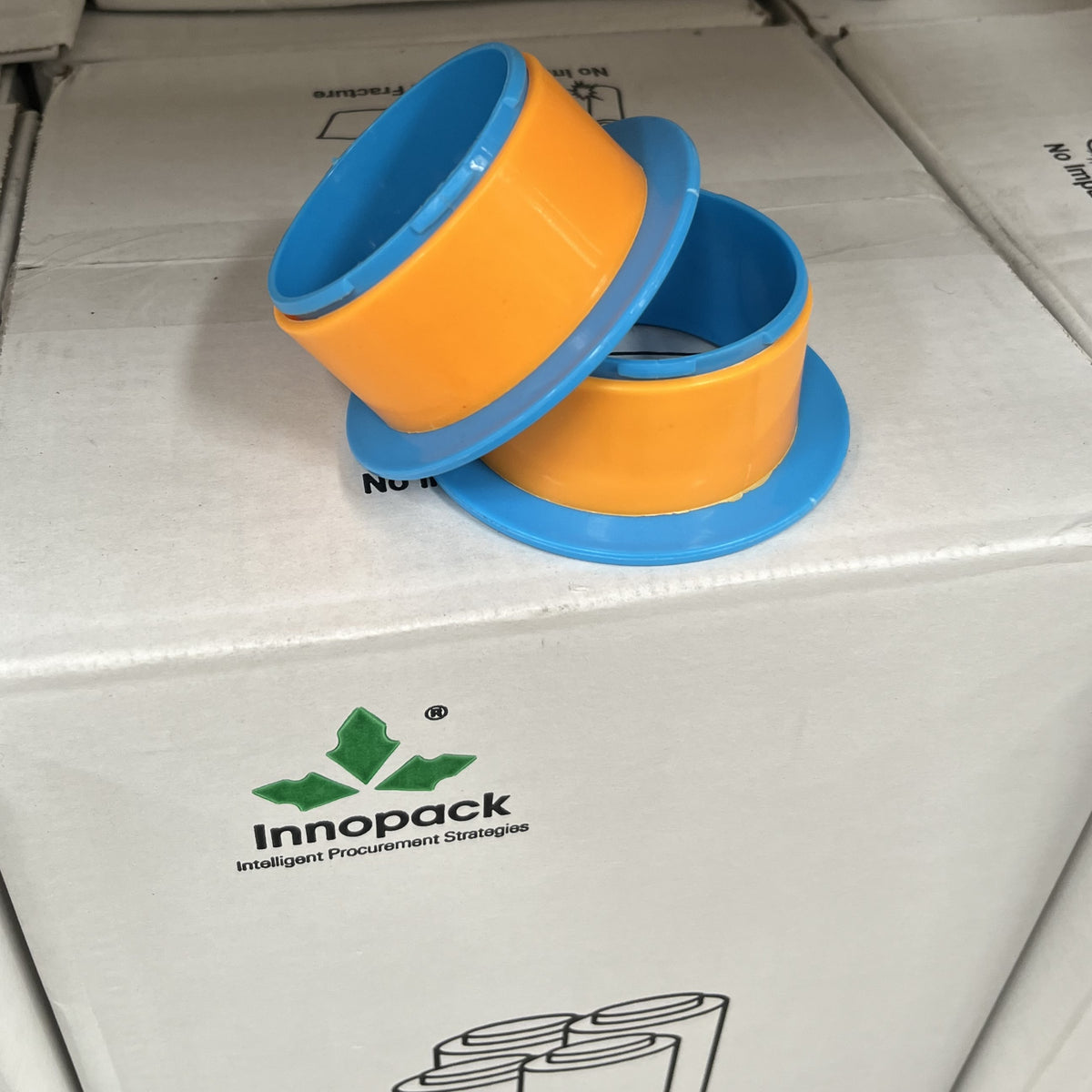 Innopack INNOWRAP 10 PAIRS of 75MM DIA (3-INCH) 2-Piece re-usable ENDCAPS ...