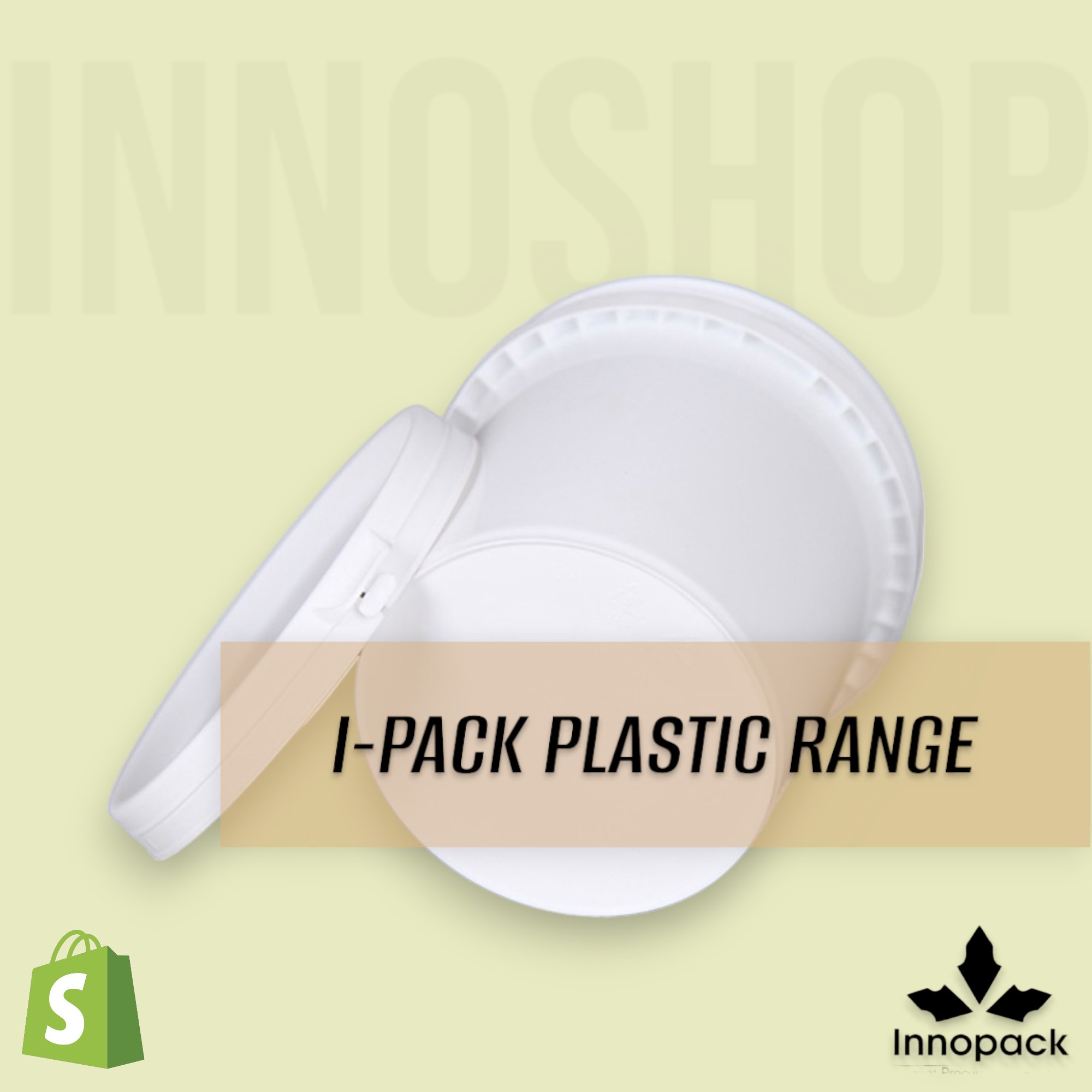 Innopack iPACK 1LTR - 25 PACK of WHITE PP PLASTIC PAIL & LID – innopack.co.nz